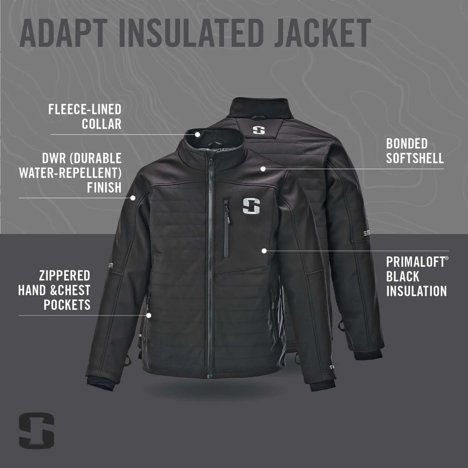 Adapt Insulated Jacket - Black - Image 4
