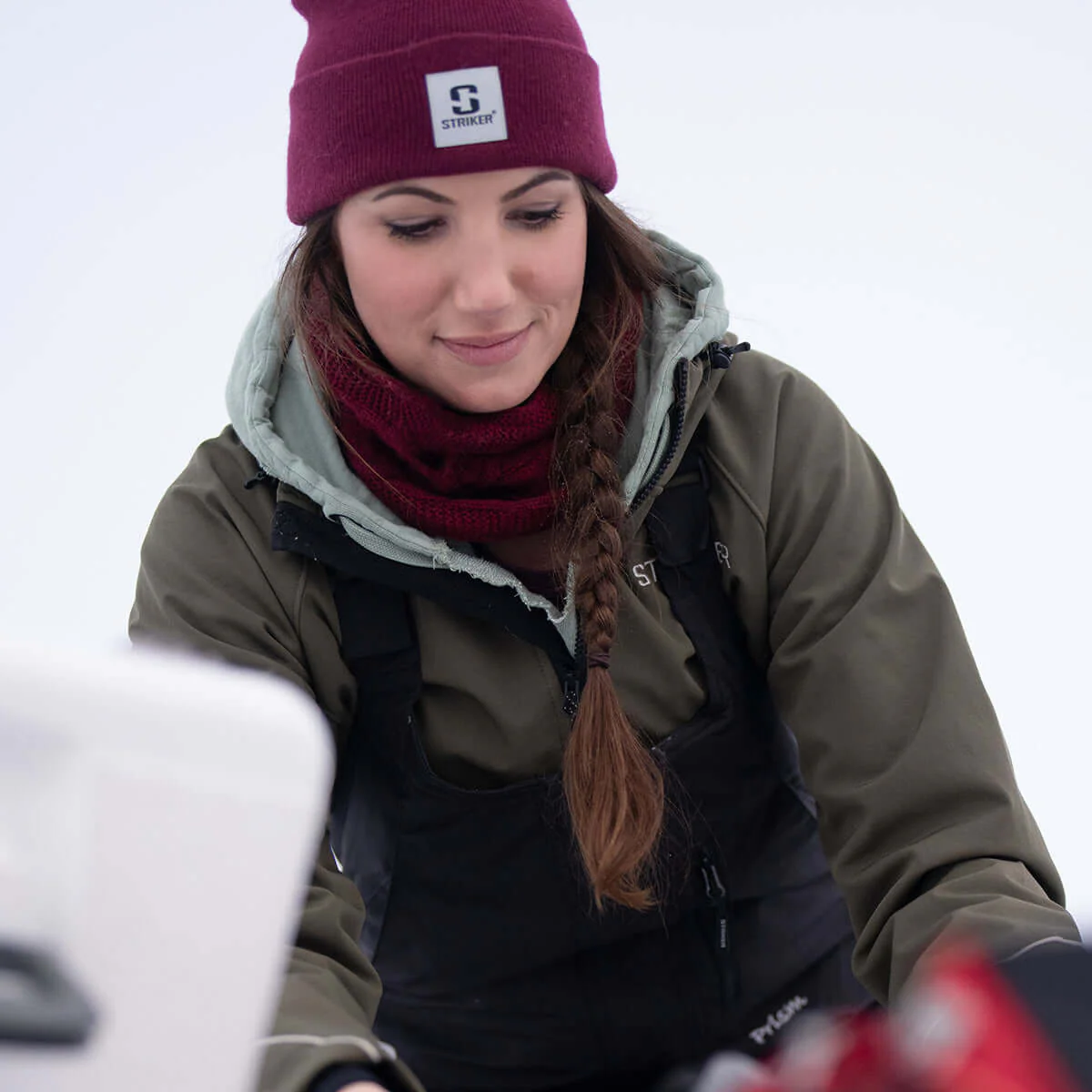 Ashbury Neck Warmer - Burgundy - Image 2