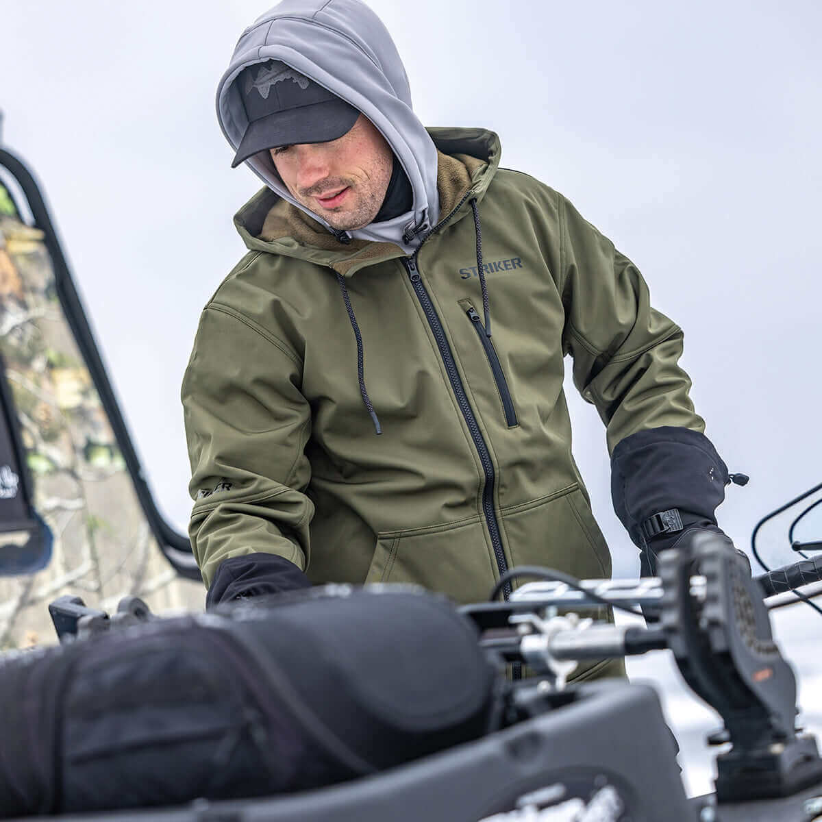 Breakline Hoody - Dark Olive - Image 4