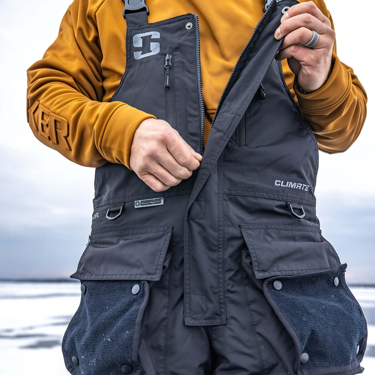 Climate Bib - Black - Image 6
