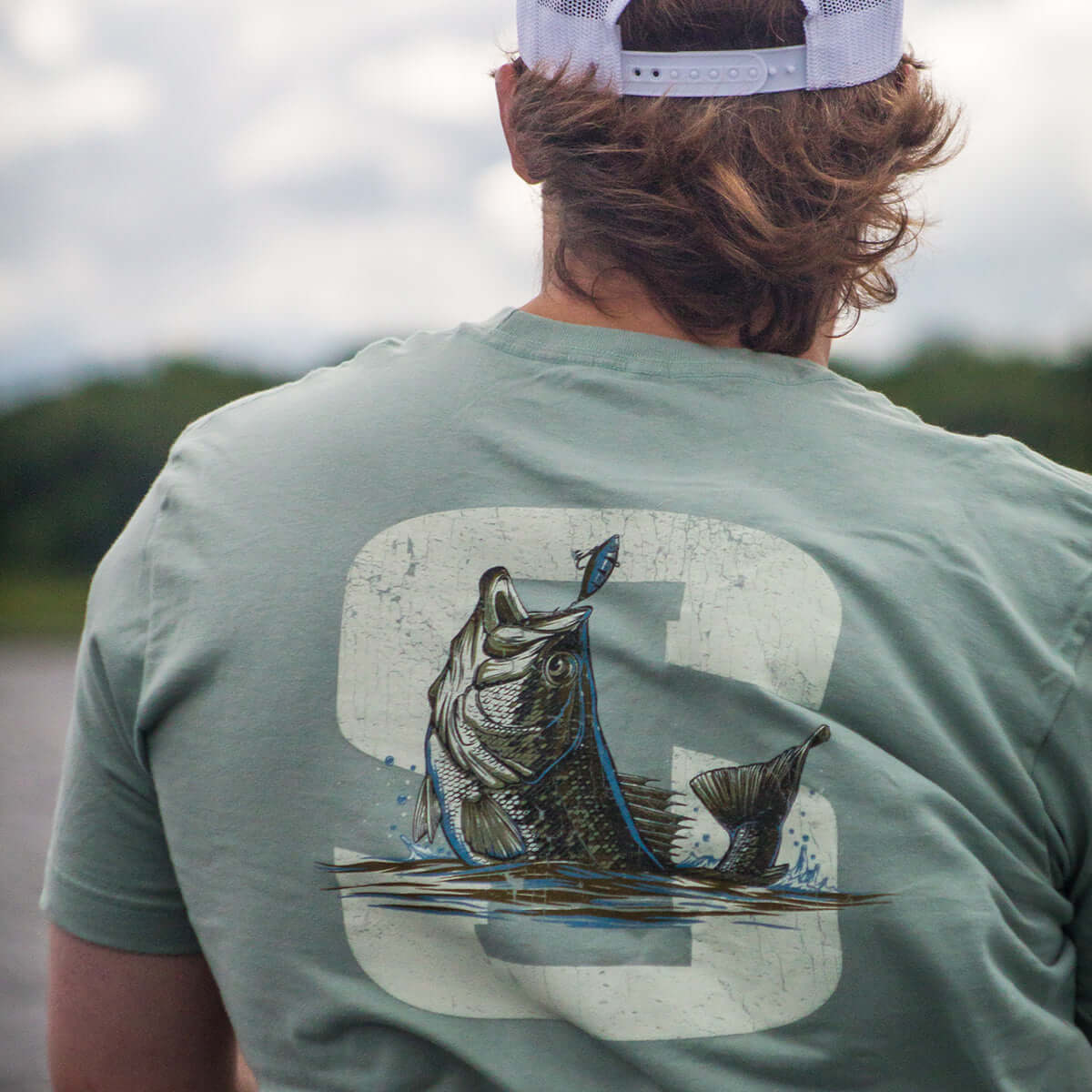 Hooked Tee - Sage - Image 3
