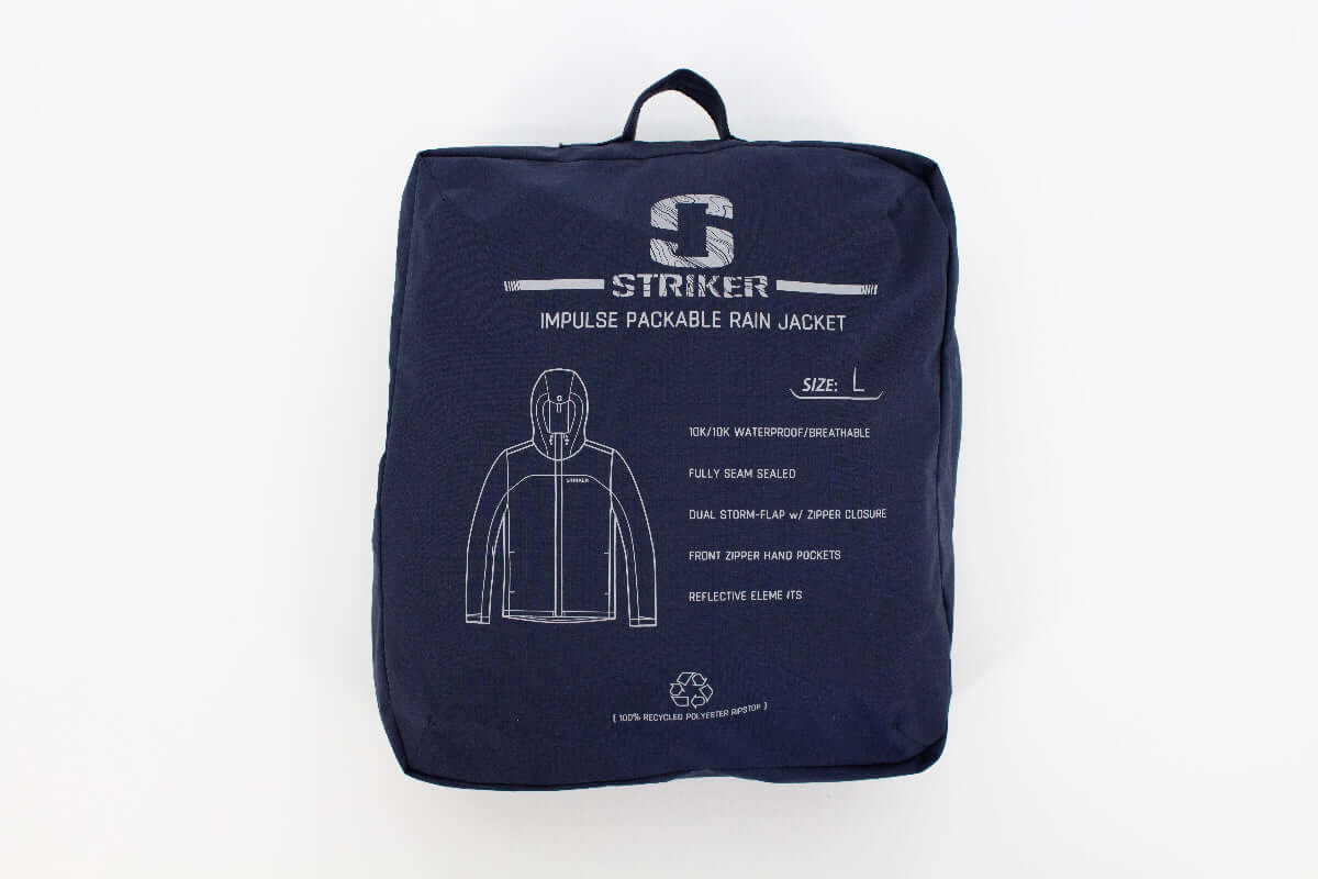 Impulse Packable Rain Jacket - Twilight Blue - Image 10