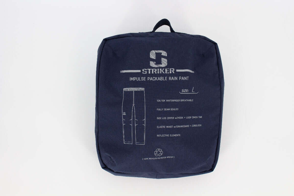 Impulse Packable Rain Pant - Twilight Blue - Image 3