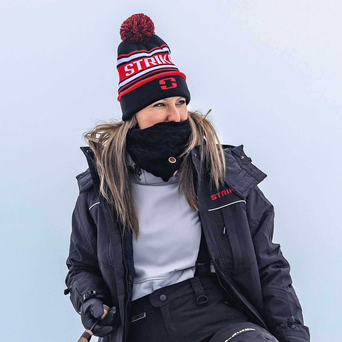 Retro Pom Hat - Black - Image 3