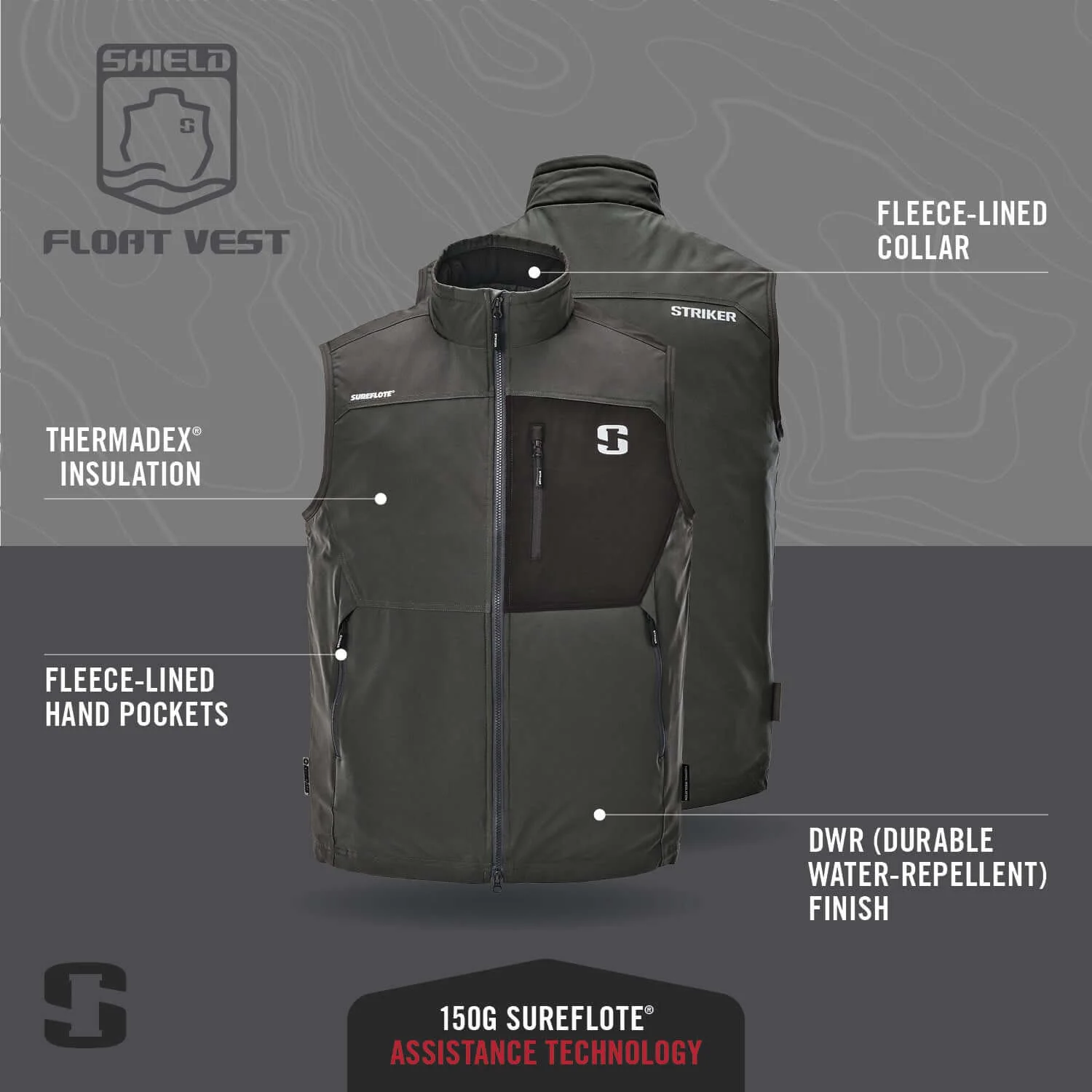 Shield Float Vest - Gunmetal - Image 4