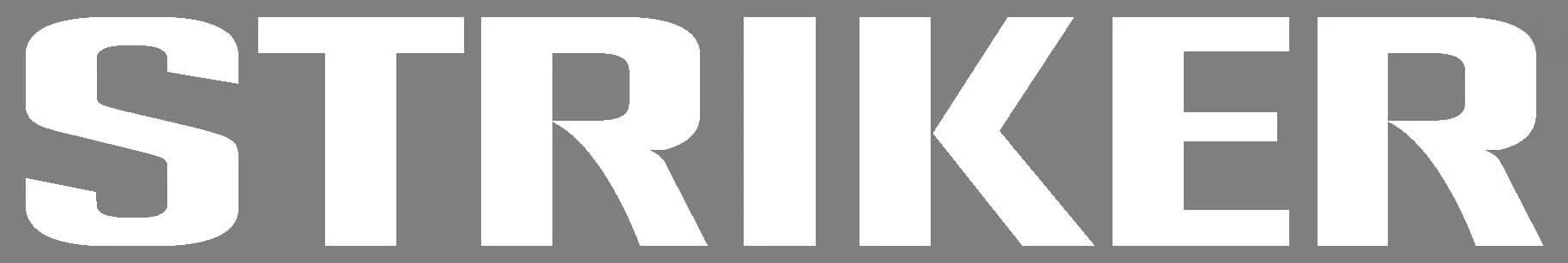 Striker Logo Decal - 7" White