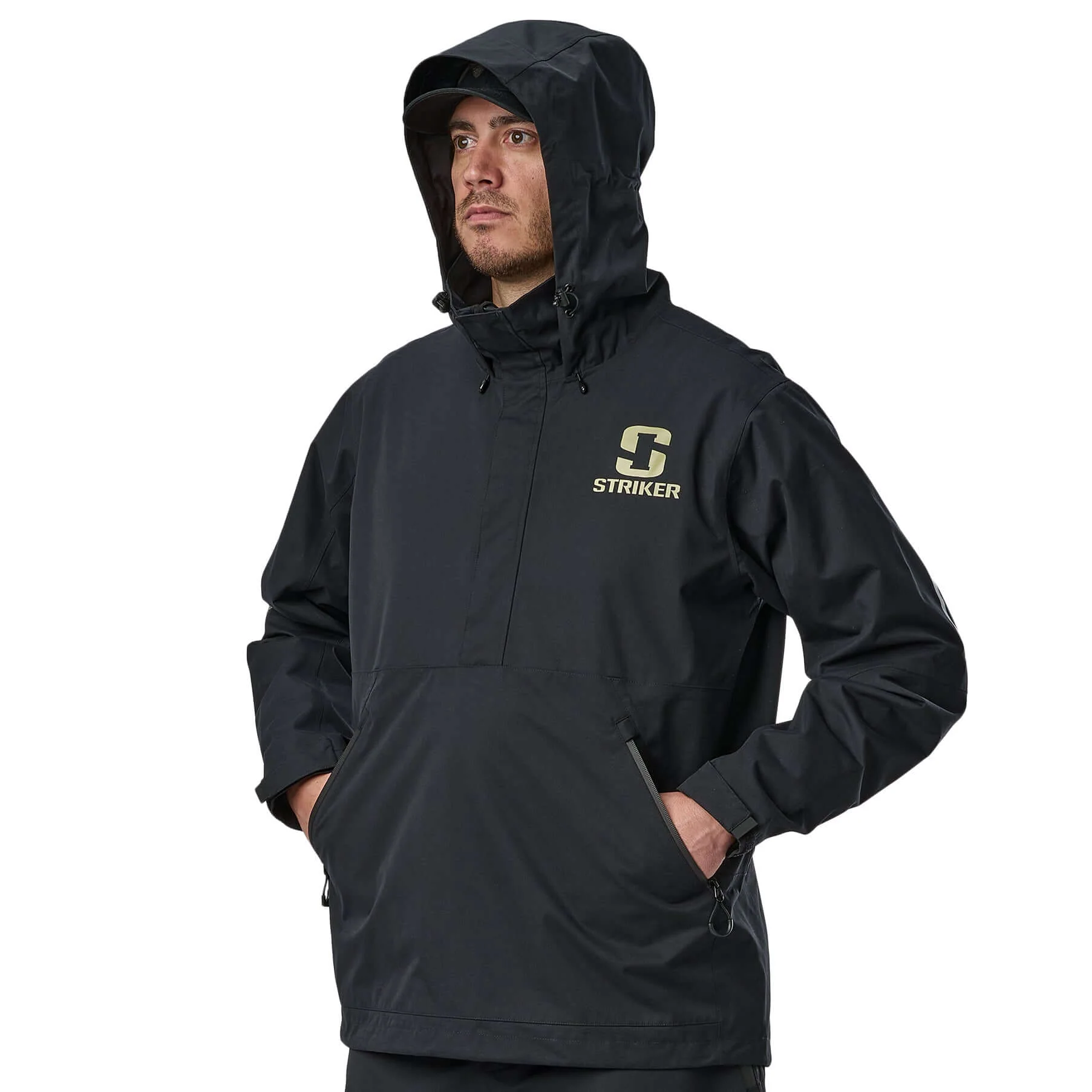 Vortex Rain Pullover - Black - Image 4