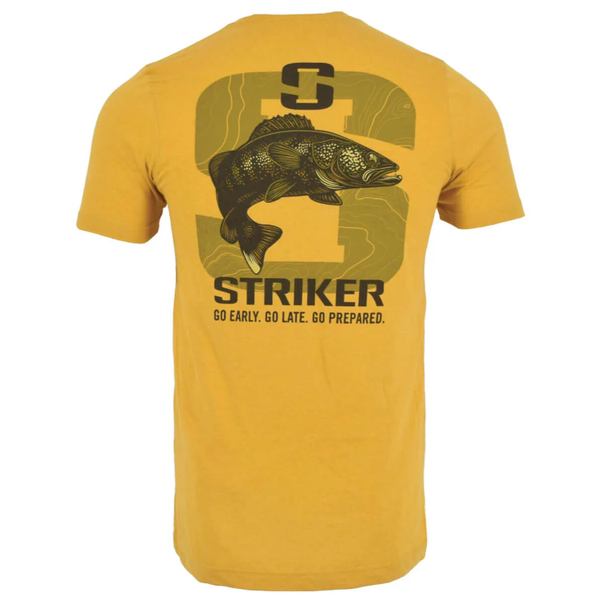 Walleye Tee - Heather Mustard