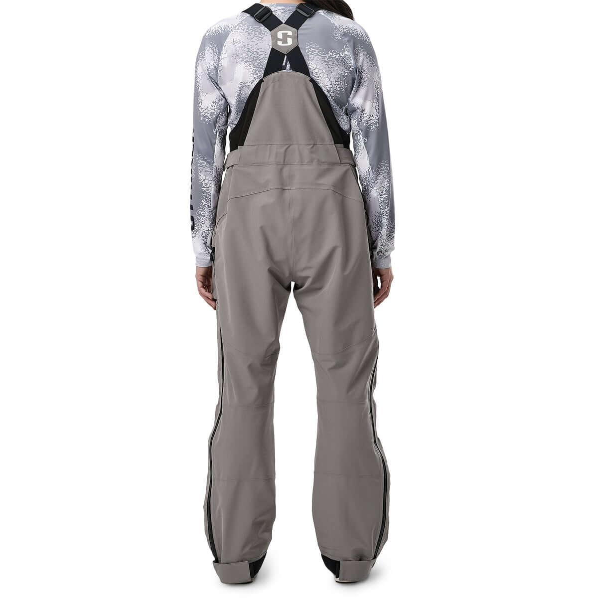 Women's Adrenaline Rain Bib - Gray - Image 4