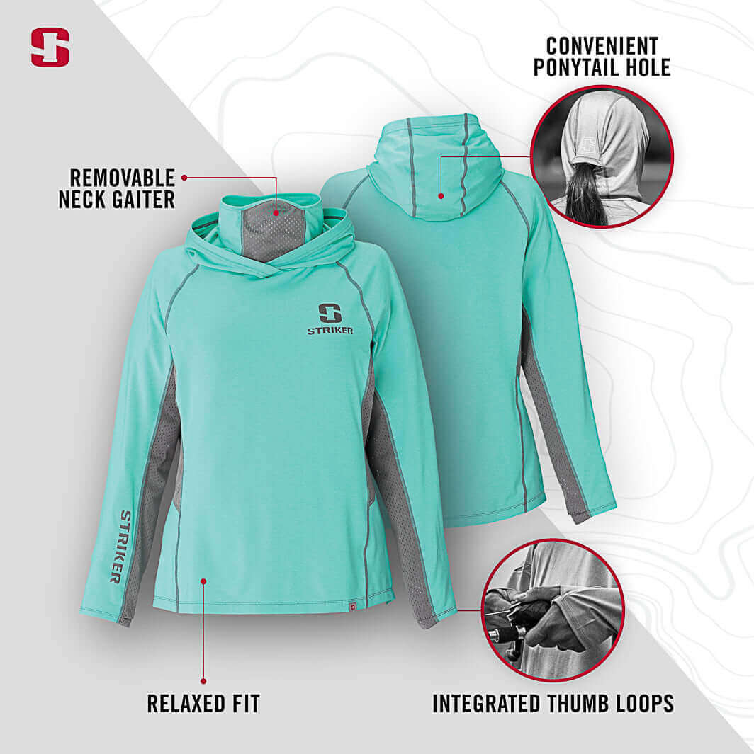 Women's Guardian Hoody - Aqua Heather - Image 3