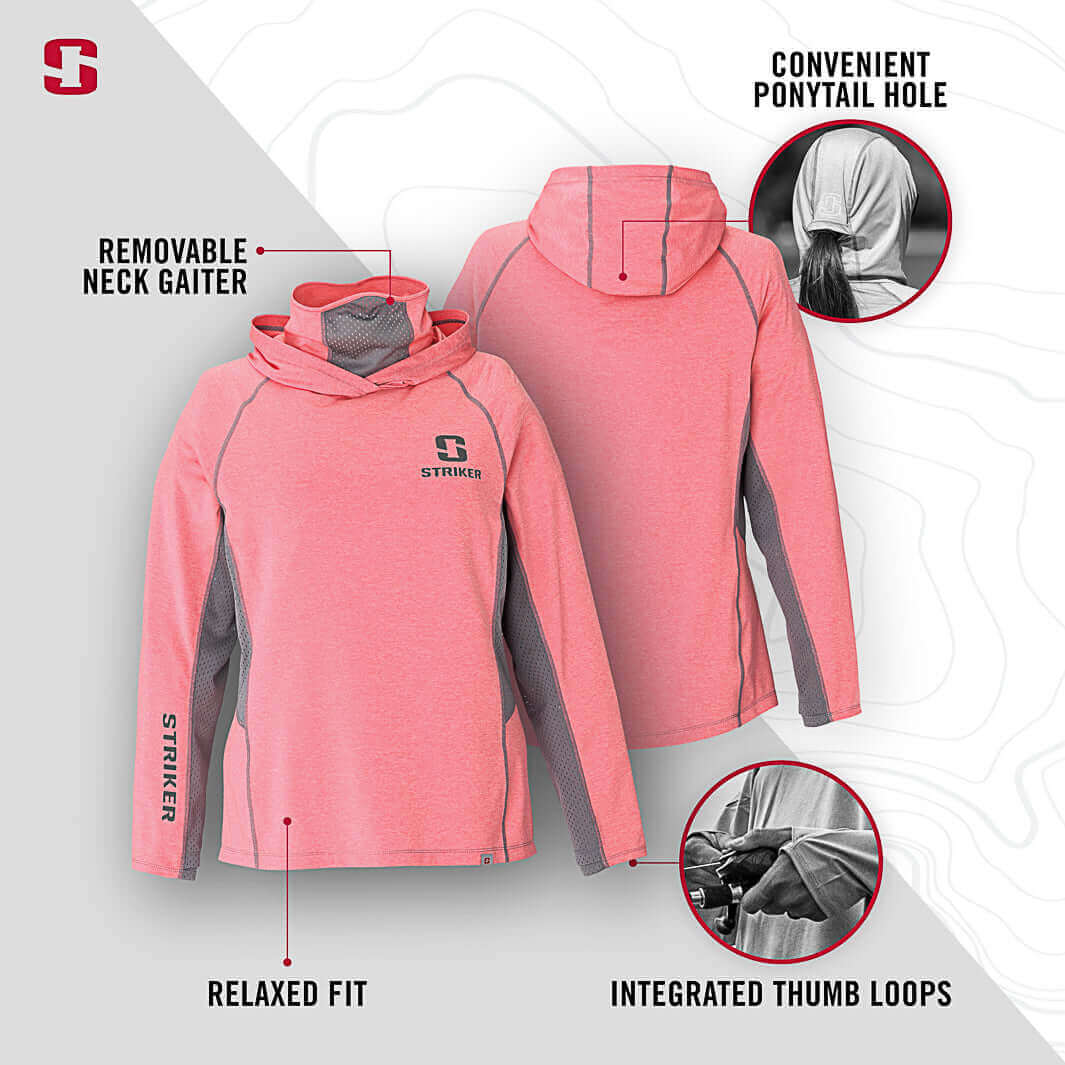 Women's Guardian Hoody - Watermelon Heather - Image 3
