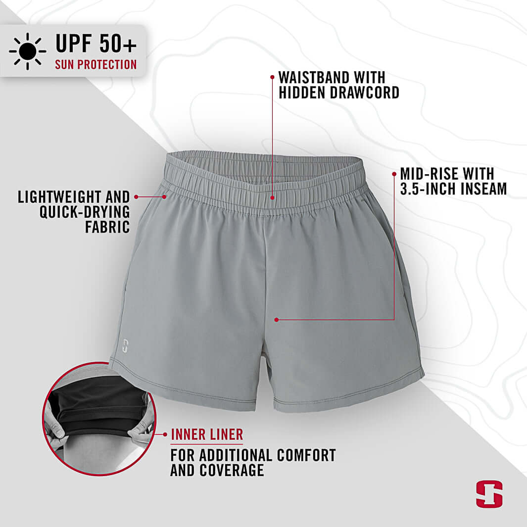 Women's Sandbar Short - Slate Gray - Image 3