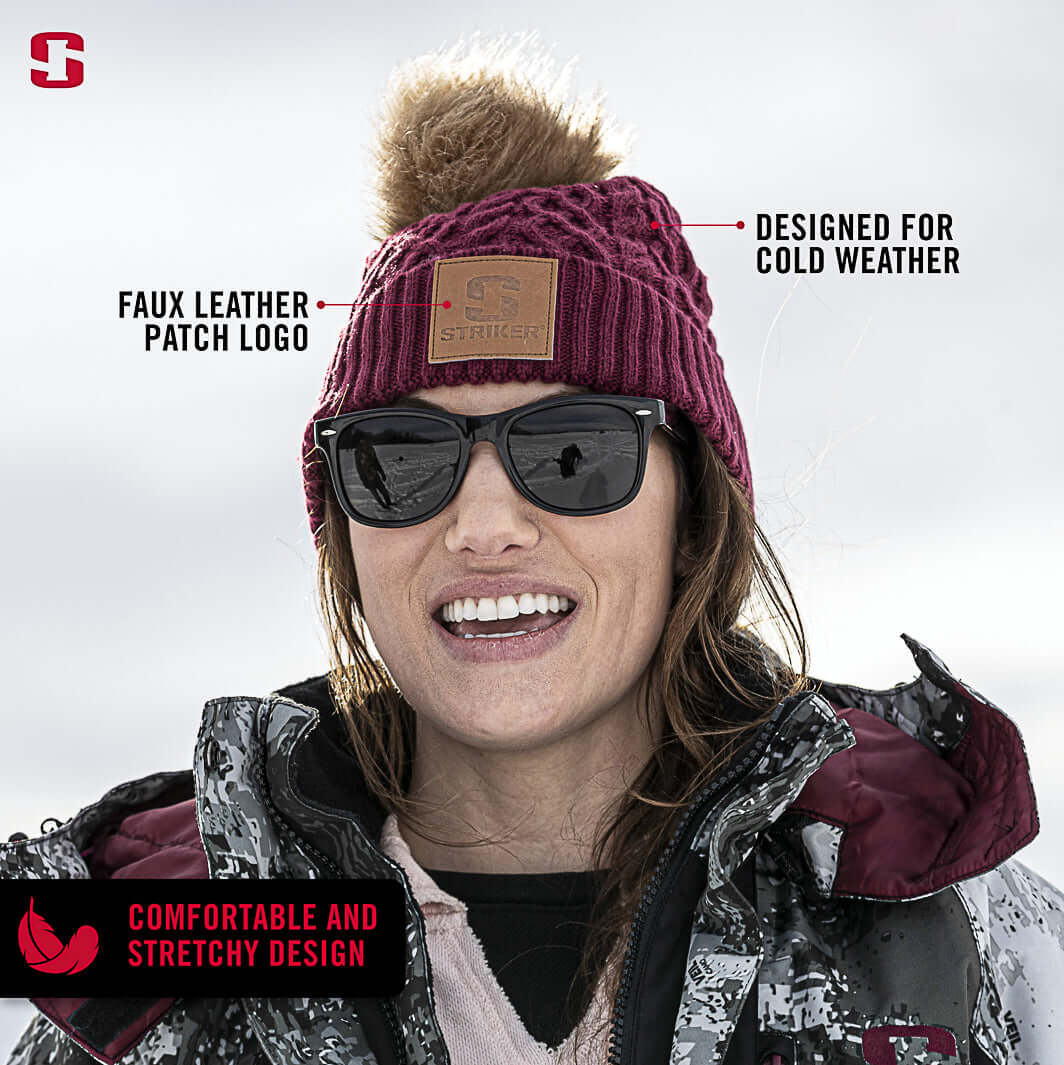 Women's Stella Hat - Burgundy - Image 3