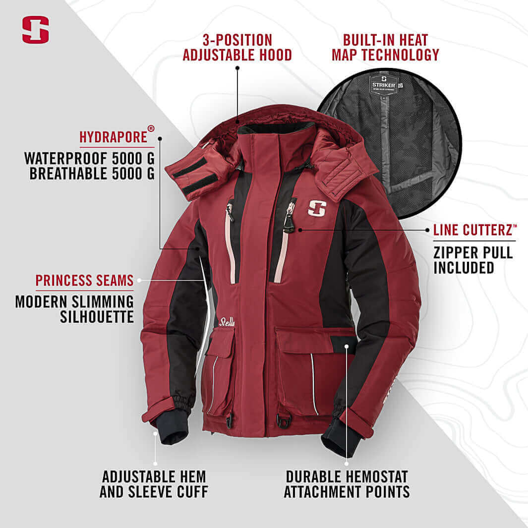 Women's Stella Jacket - Burgundy - Image 6