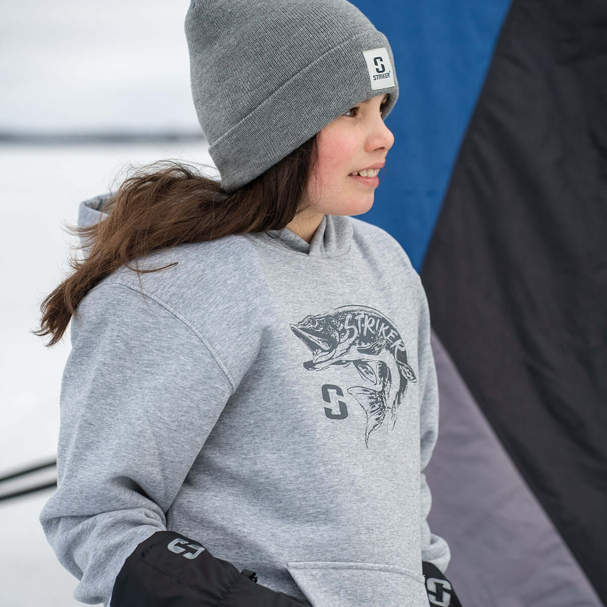 Youth Menace Hoody - Heather Gray - Image 3